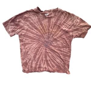 THE ROLLING STONES (2021) Women's Oversized Tie-Dye Boyfriend T-Shirt Sz Small